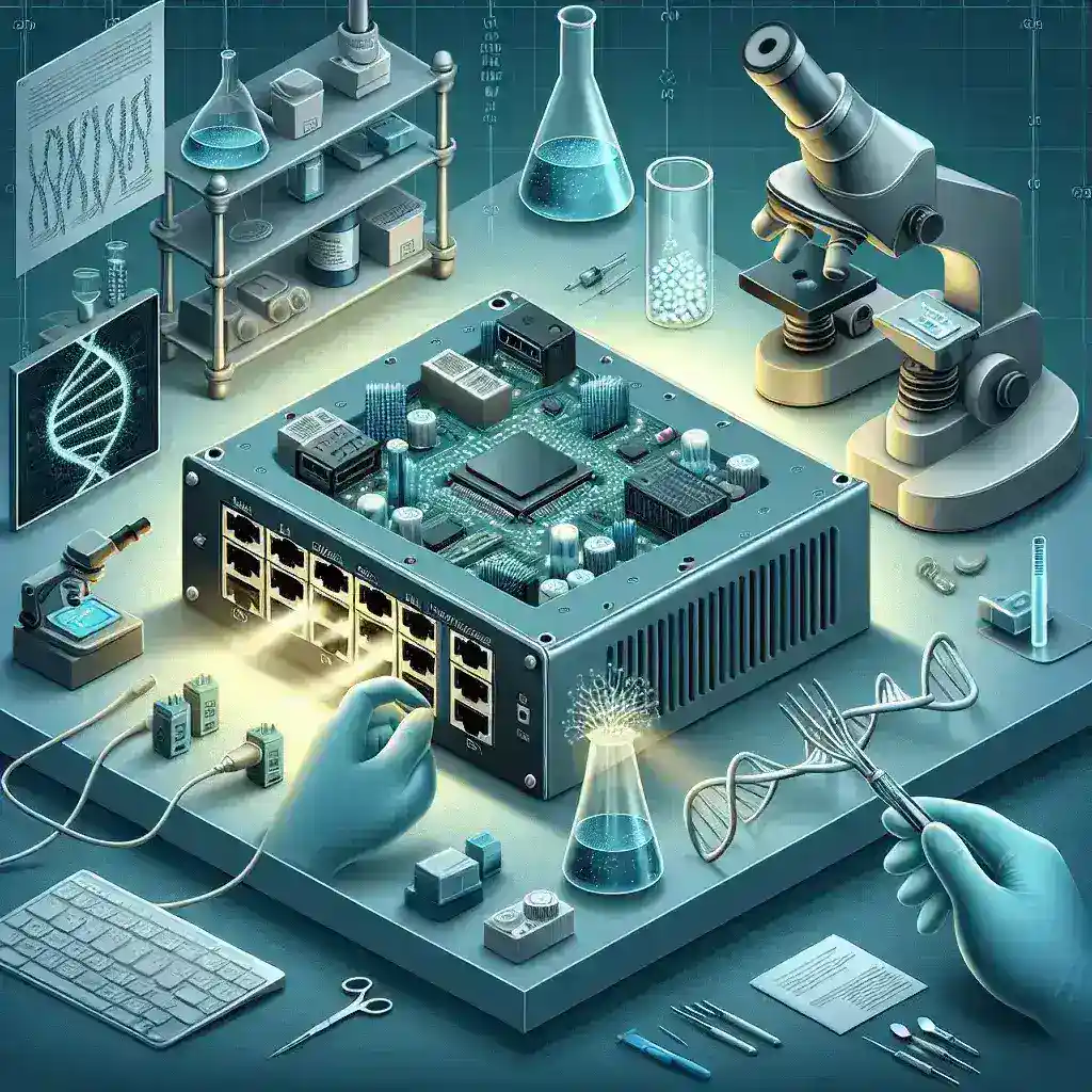 What settings should be adjusted to optimize a network adapter for medical research?